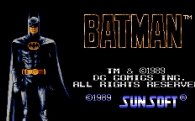Sonidos y música del juego "Batman" (NES)