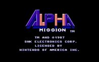 Sonidos y música del juego "Alpha Mission" (NES)